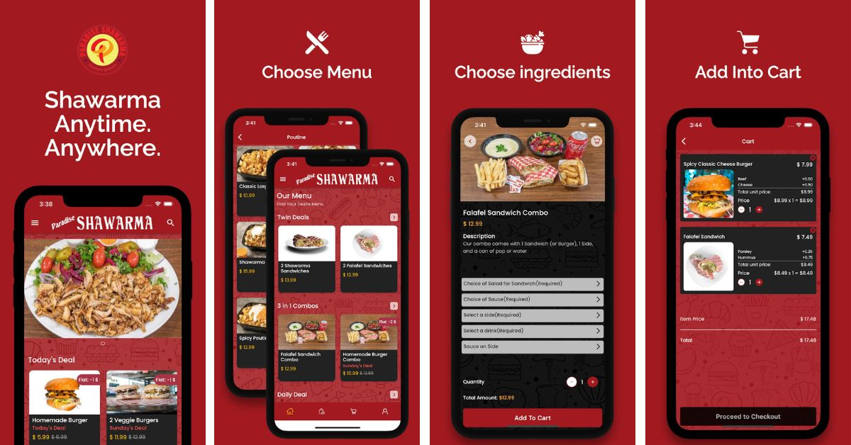 Paradise Shawarma Apps